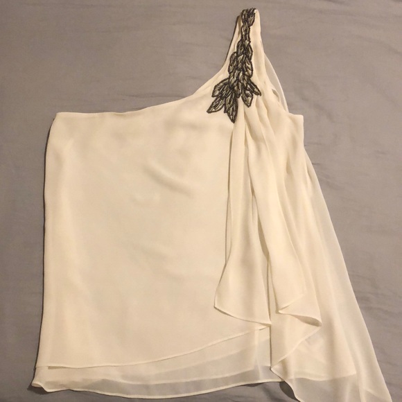 GUESS one shoulder beaded top - Picture 1 of 5